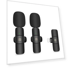 Wireless Lavalier Noise Reduction Reverb Microphones — Wireless Systems, PULUZ