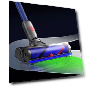 High Torque Direct Drive Roller Brush Head With Dust Display Light — Vacuums, Dyson