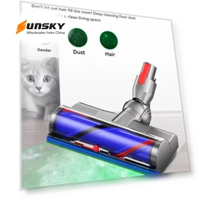 High Torque Direct Drive Roller Brush Head With Dust Display Light — Vacuum Attachments, Dyson