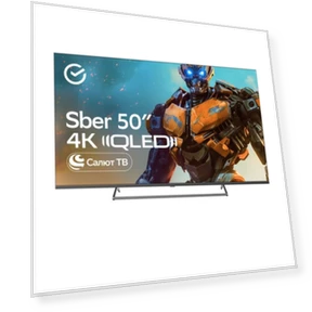 Телевизор 50" — Телевидение, Sber