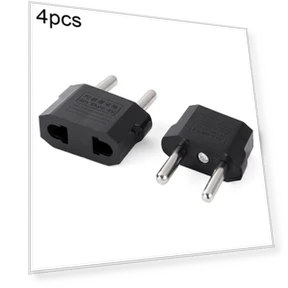 Travel Power Adapter with Europe Socket Plug — Converters