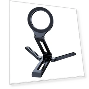 Foldable Magnet Tripod Desk Mount Phone Handle — Camera Supports