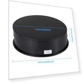 USB Electric Rotating Turntable Display Stand — Turntables, PULUZ