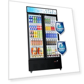 Glass Door Display Refrigerator — Mini Fridges, FreezLabs