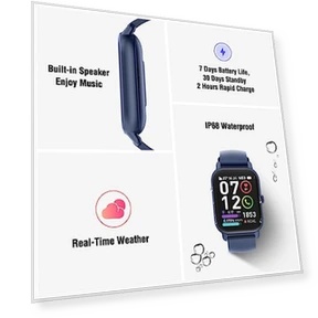 Smart Watch with HD Screen — Smartwatches, Poounur
