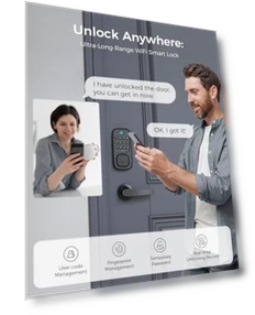 WiFi Smart Keypad Deadbolt with Handle Set — Deadbolts, LNDU