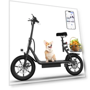 Electric Scooter with Seat — Electric Self-Balancing Scooters, MAXSHOT
