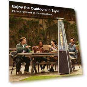 Pyramid Patio Heater — Parts, EAST OAK
