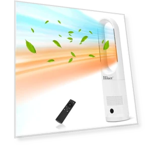 All Season Bladeless Fan and Heater Combo — Portable Cooling Solutions, Hiluce