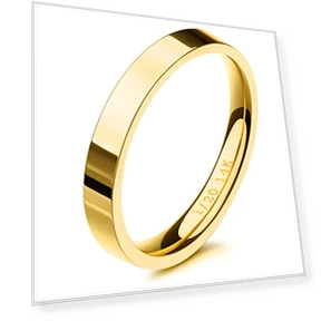Dainty Gold Stacking Band Ring — Stacking, NOKMIT