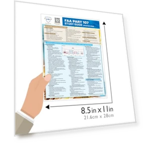 QuickStudy Reference Guide for FAA Part 107 Drone — Drones & UAV Technology, Unmanned Safety Institute