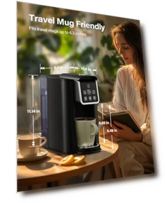 Single Serve Coffee Maker 2.0 — Chilled Brew Essentials, SHARDOR