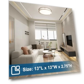 LED Flush Mount Ceiling Light Fixture — Overhead Lighting, OOWOLF