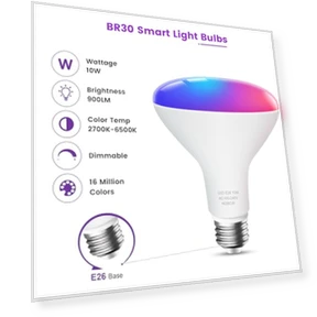 Smart Flood Light Bulb — LED, OHLUX