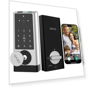 Video Smart Lock with Camera & Doorbell — Smart Home Security, Devo