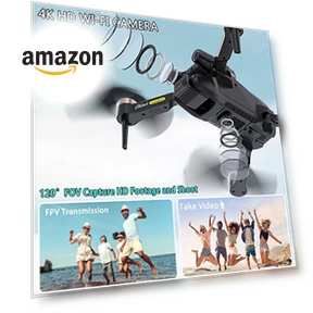 4K HD GPS Drone with Camera — Drones, TTBD TOYS