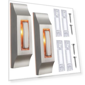 Metal Doorbell Push Button with Warm LED Light — Push Buttons, Enhon