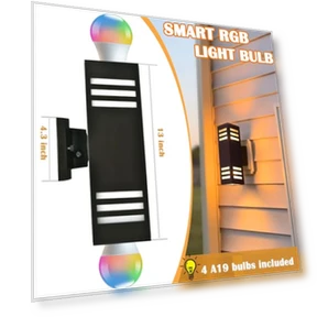 RGB Smart Wall Lights — Наружное освещение, iYogaled
