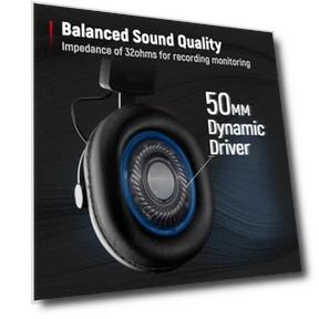 Studio Monitor Headphones for Recording — Earphones, FIFINE