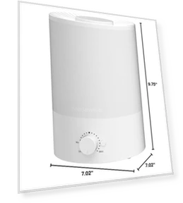 Topfill Night Light Humidifier — Air Moisturizers, MEGAWISE