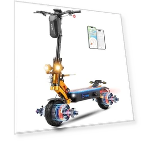 Electric Scooter with C-Shaped Absorber — Electric Self-Balancing Scooters, M YUME SCOOTER