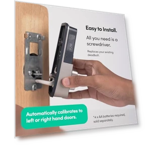 Deadbolt Go Smart Lock — Keyless Entry, igloohome