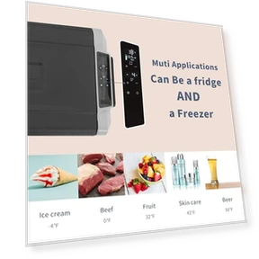 Dual Temperature Control 12 Volt Refrigerator — Coolers & Fridges, Alpicool