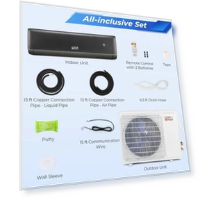 Mini Split Air Conditioner & Heater — Split-System, COSTWAY