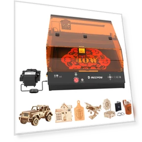 X4 Pro 40W FDA Class 1 Laser Cutter — Precision Line Lasers, Mecpow