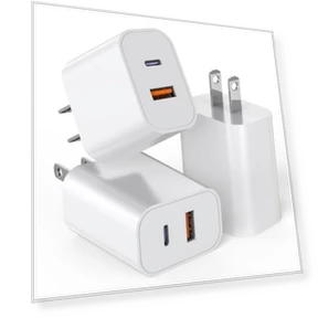 3Pack 20W Dual Port USB C Wall Charger — Chargers, DelTucci