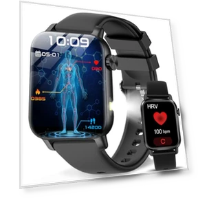 Smart Health Watch with LED Flashlight — Smartwatches, YYKY