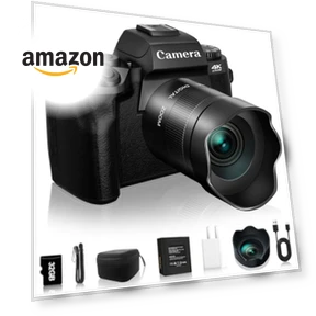 4K 64MP WiFi Vlogging Camera — Camcorder, NIKICAM