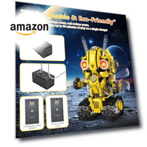 5-in-1 STEM Robot Building Kit — Interactive Figures & Robots, AKWME