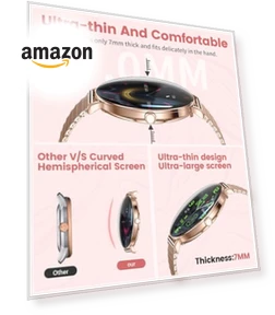 Elegant Smart Watch for Women — Smartwatches, SUNKTA