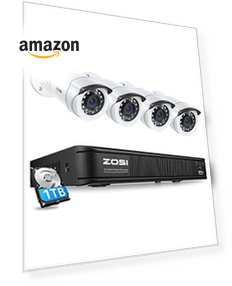 Home Security Camera System with AI Human Vehicle Detection — Outdoor Security Cameras, ZOSI