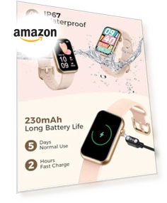 Smart Watch Fitness Tracker — Smartwatches, EGQINR