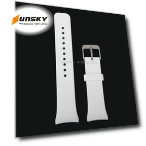 Solid Color Silicone Watchband — Watch Straps & Bands, Samsung