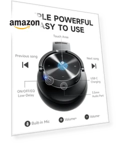 Upgraded Bluetooth Headphones — Over-Ear Headphones, Picun
