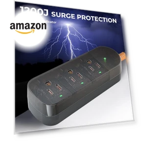 Weatherproof Surge Protector Power Strip — Power Solutions & Surge Protection, ZZJ