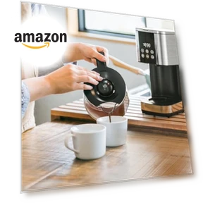 10-Cup Drip Coffee Maker with LED Display & Touch Screen — Coffee Makers, Kismile