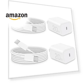 20W PD Fast Charger Block with 6Ft USB C Cable — Chargers, Shenzhen Yijiapin Trading Co., Ltd.