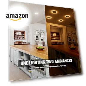 6 Inch Canless LED Recessed Light with Night Light — LED, VOLISUN