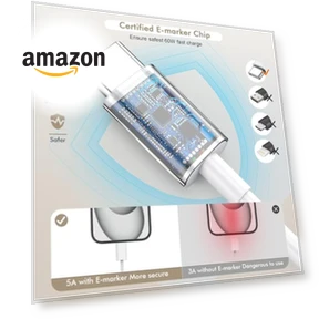 Fast Charging USB-C Cable and Wall Charger Set — Lightning, GOOD EVER TRADING LTD
