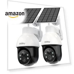 Солнечная система безопасности AOSU 3K/5MP — Камеры наблюдения, AOSU