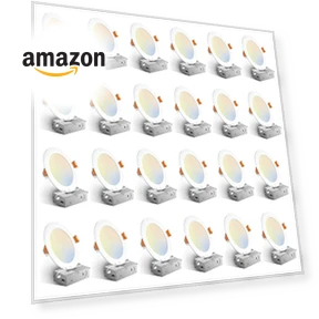 Ultra-Thin LED Recessed Ceiling Light — Kits, Amico