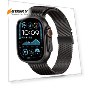 Umbrella Buckle Milanese Stainless Steel Watch Band — Watch Accessories, xDfind