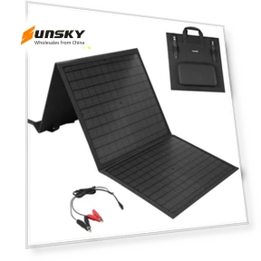 60W Foldable Solar Panel Charger — Solar Chargers, HAWEEL