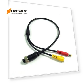 Aviation Female to RCA Female DC Male Car Camera Adapter Connector Wire — Connectors & Adapters