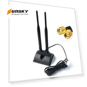 Dual-Band Antenna with 2 RP-SMA Male Connector — Network Antennas, 3M