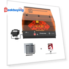 X4 Pro 40W FDA Class 1 Laser with Laser Bed and LightBurn License — Alignment & Leveling Lasers, Mecpow